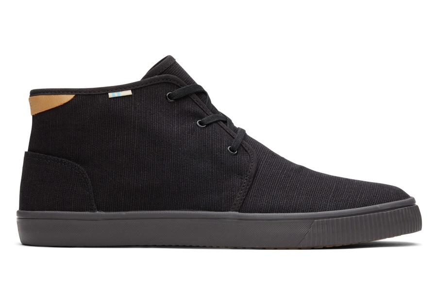 Toms Carlo Mid Sneaker Black