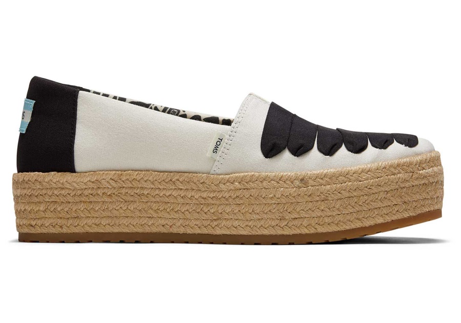 トムス バレンシア プラットフォーム エスパドリーユ ナチュラル