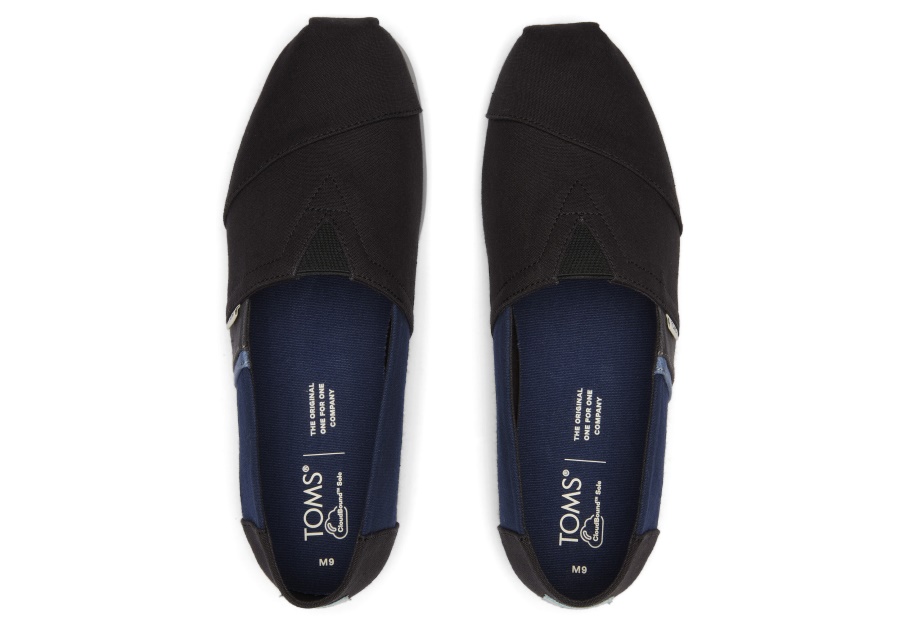 Toms Alpargata Colorblock Black-Navy New