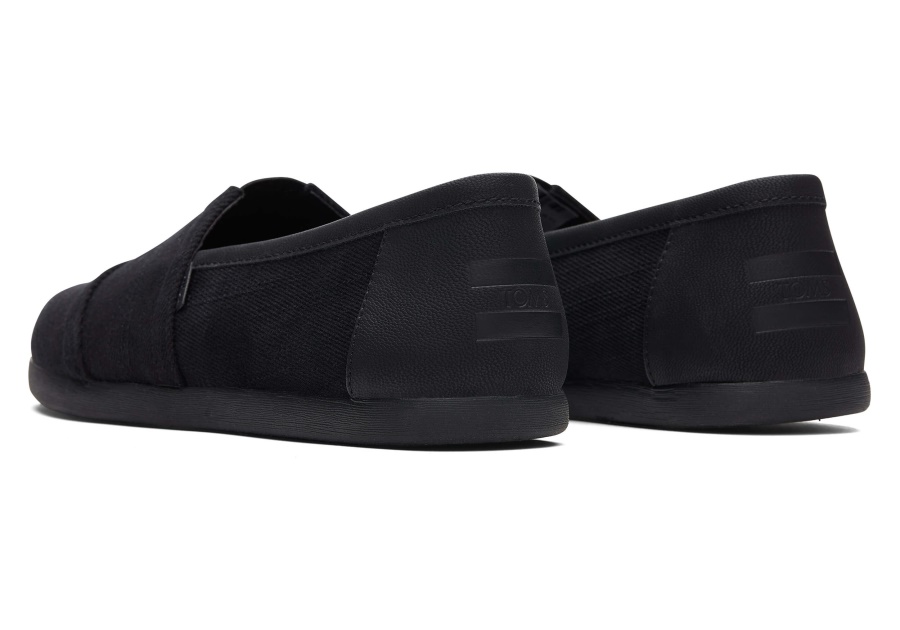 Toms Alpargata Synthetic Trim Black-Black