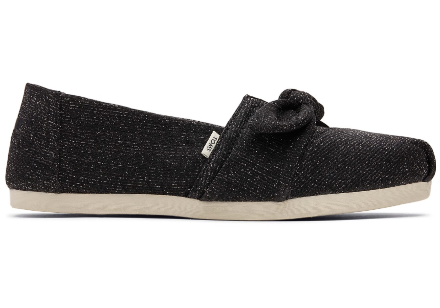 Toms Alpargata Glimmer Black Glimmer