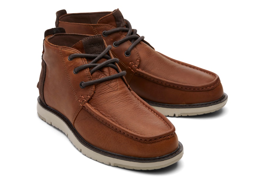Toms Chukka Boot Waterproof Brushwood Brown