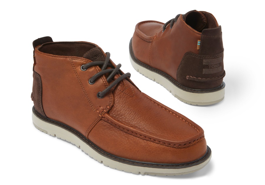 Toms Chukka Boot Waterproof Brushwood Brown