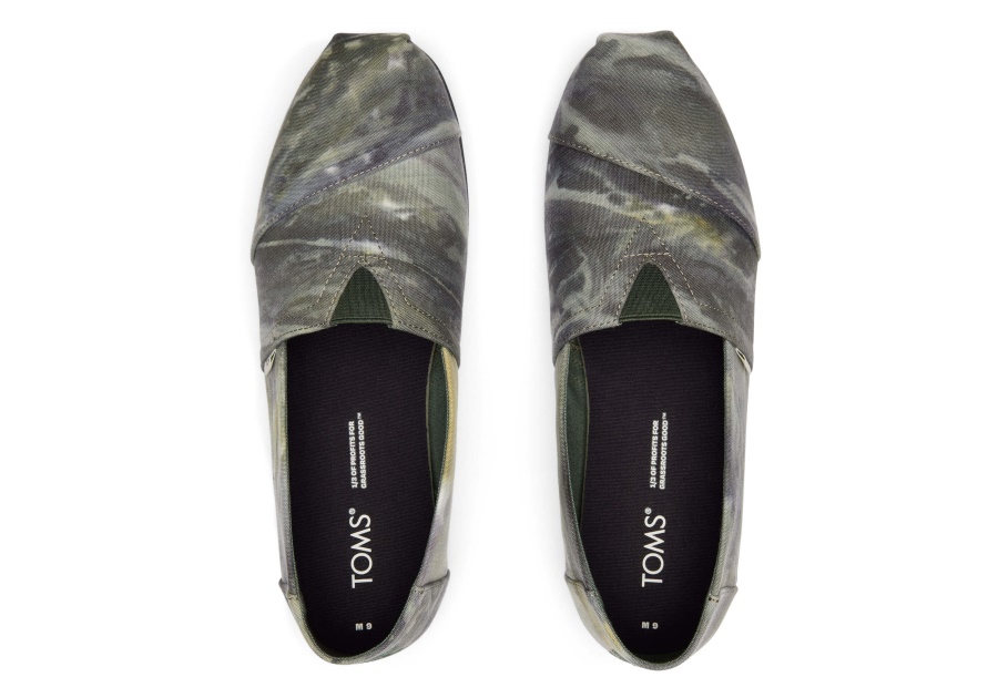 Toms Alpargata Tie Dye Cedar Green