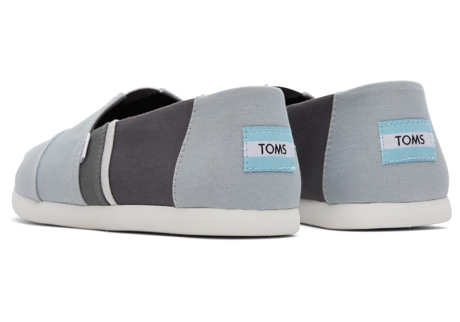 Toms Alpargata Colorblock Stone Grey New